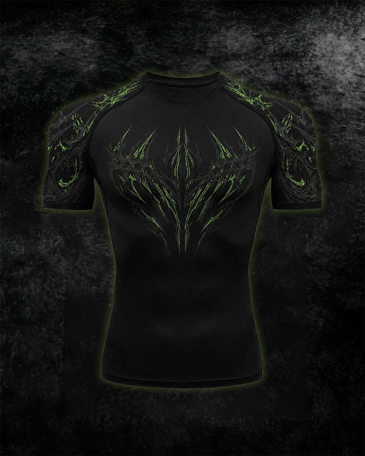 Void Eye Compression Tee [Acid Green]