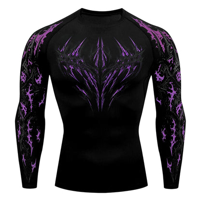 Void Eye Compression long sleeve [Shadow Violet]