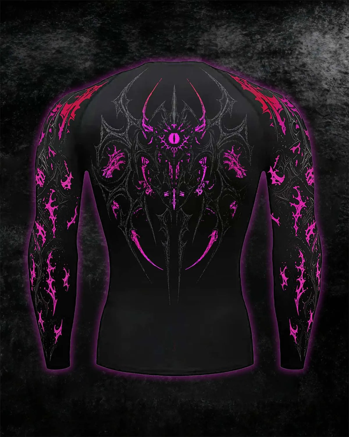 Void Eye Compression long sleeve [Neon Magenta]