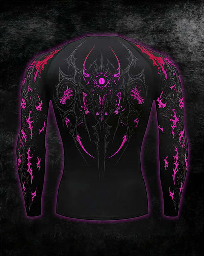 Void Eye Compression long sleeve [Neon Magenta]