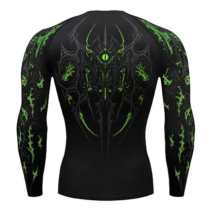 Void Eye Compression long sleeve [Acid Green]