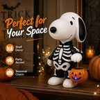 🎃 Light Up Halloween with the Cutest Skeleton Pup! 🐶✨