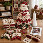 🔥Last Day 49% OFF ✨DIY Quilted Santa Christmas Tree Kit