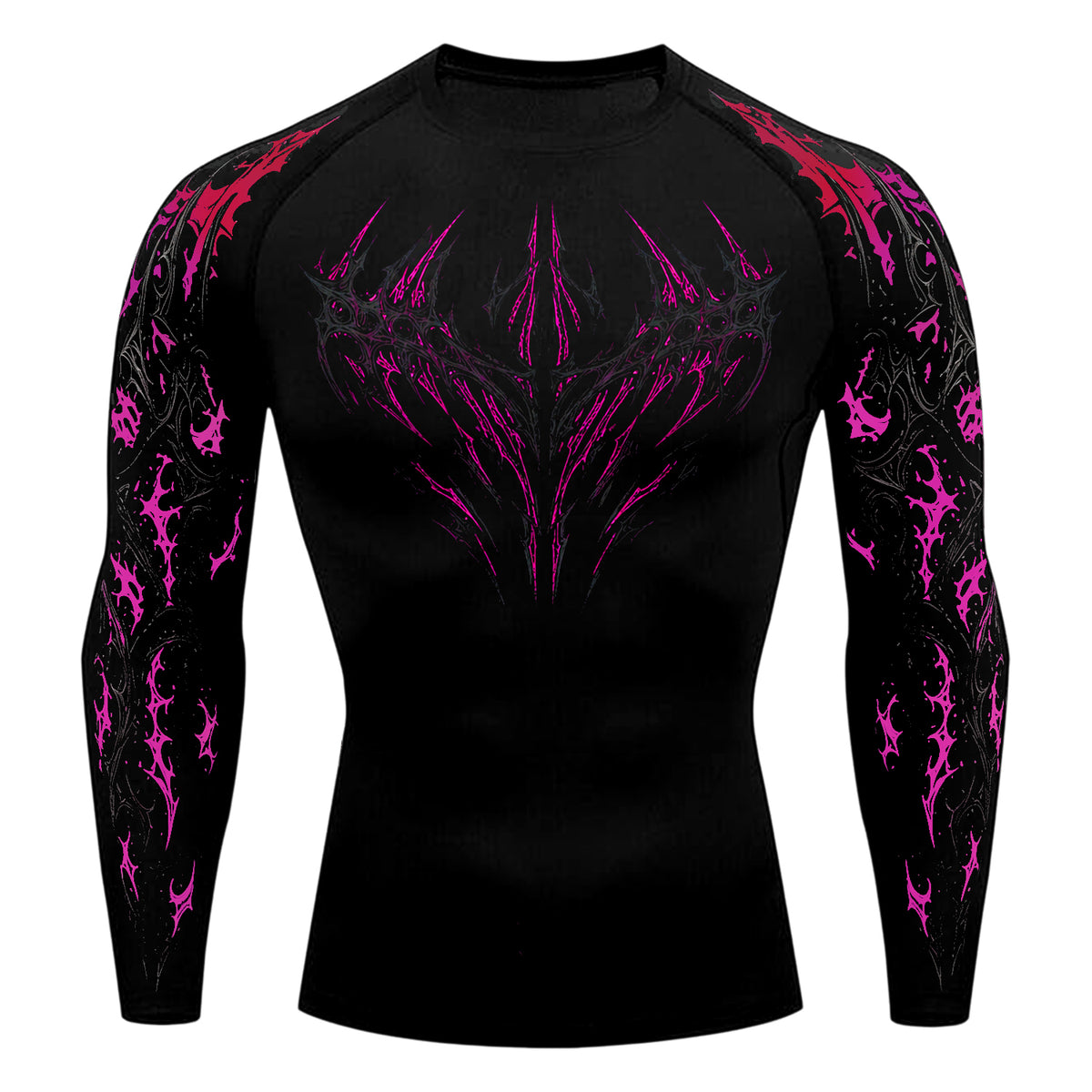 Void Eye Compression long sleeve [Neon Magenta]