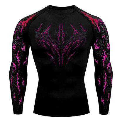 Void Eye Compression long sleeve [Neon Magenta]