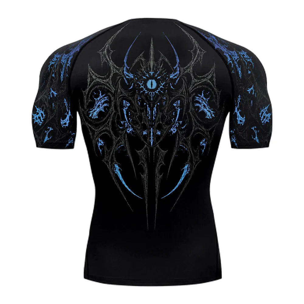 Void Eye Compression Tee [Frost Blue]