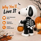 🎃 Light Up Halloween with the Cutest Skeleton Pup! 🐶✨