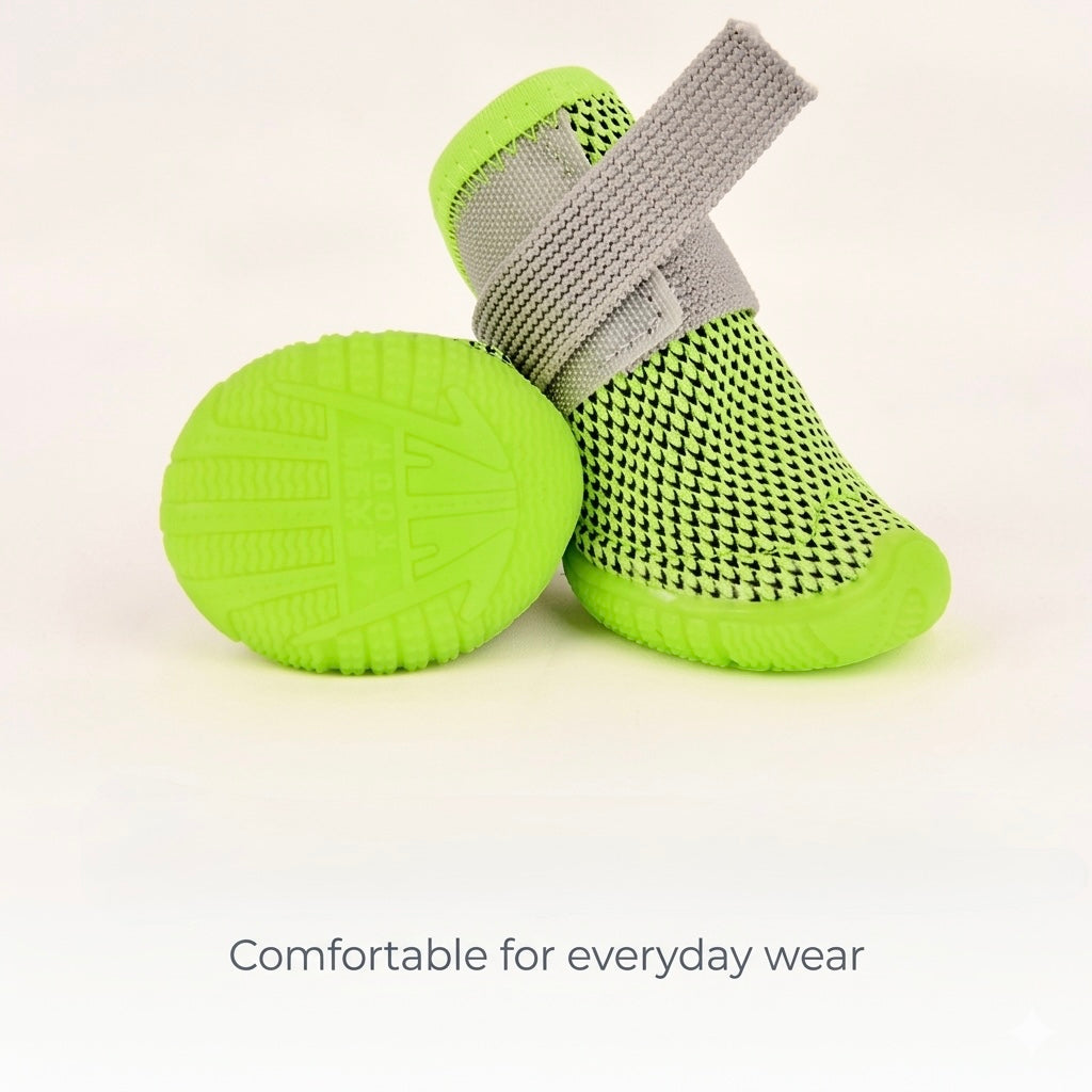Breathable Dog Shoes  Lightweight Anti-Slip Pet Boots  All-Season Paw Protection