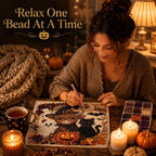 🔥LAST DAY 50% OFF - 🎃Halloween Pearl Diamond Art DIY Kit👻 (No Mess, Beginner)