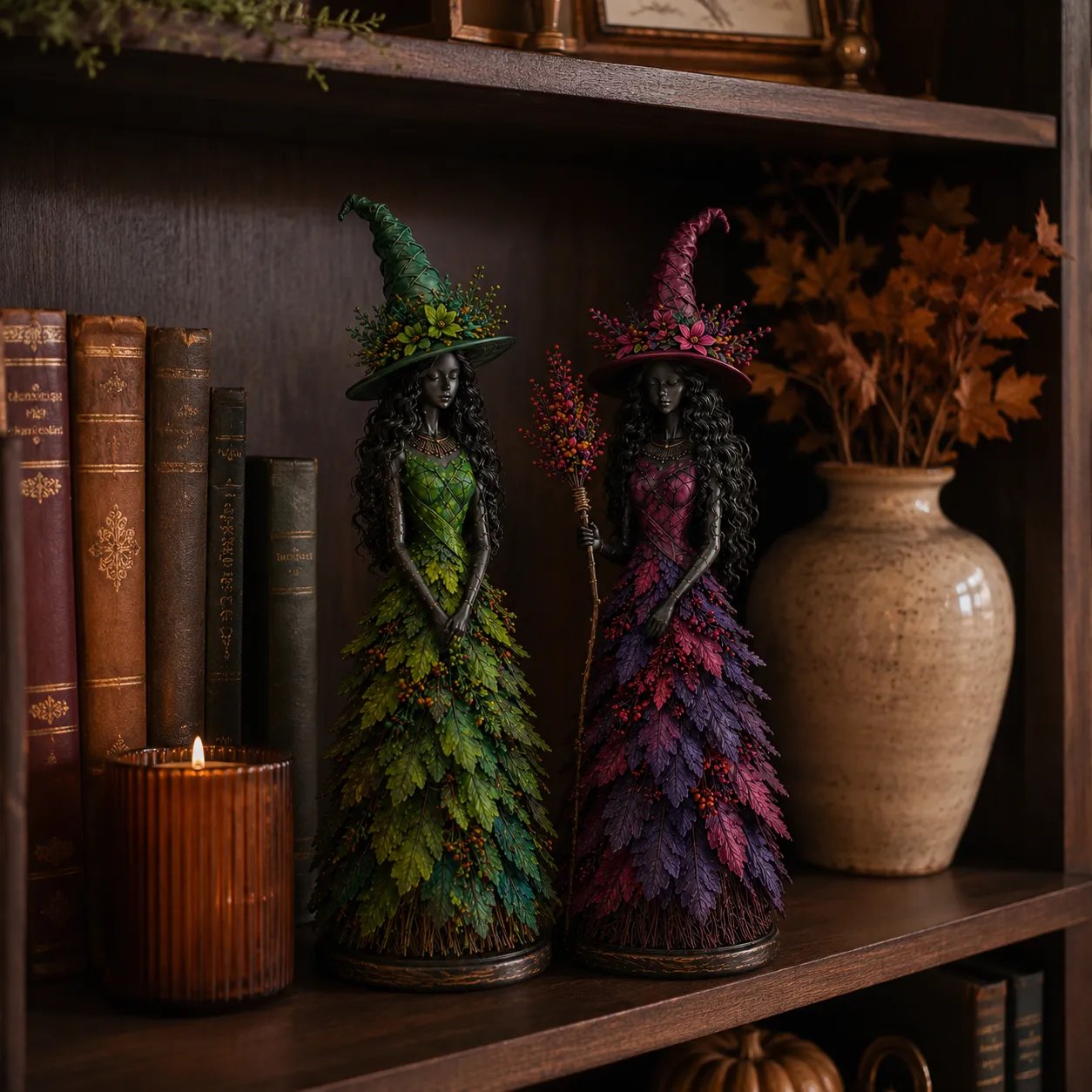 💥LAST DAY 49% OFF - 🧙 Enchanted Autumn Witch Figurine (📦Buy 2 Free Shipping)