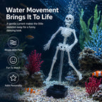 ⭐Up to 50% OFF – 2026 Sale🔥White Underwater Dancing Skeleton Bath Toy With Suction Base