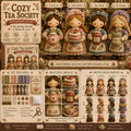 🎁Last Day Buy 2 Save 10%🧵 Tiny Worlds Collection – Patchwork DIY Kit Series