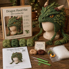 🔥LAST DAY 50% OFF - 🧵Fantasy Hood Hat DIY Crochet Kit – Create Your Own Magical Wearable Character Hat🎁Beginner Friendly