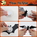 🎁Hot Sale Promotion 49% OFF🔥 3D Bat Light Design LED Decorations (contains three sizes: large, medium and small)