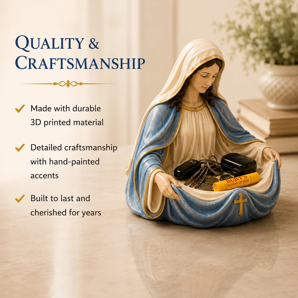🔥Last Day 49% OFF - Handmade Virgin Mary Catch-All Bowl