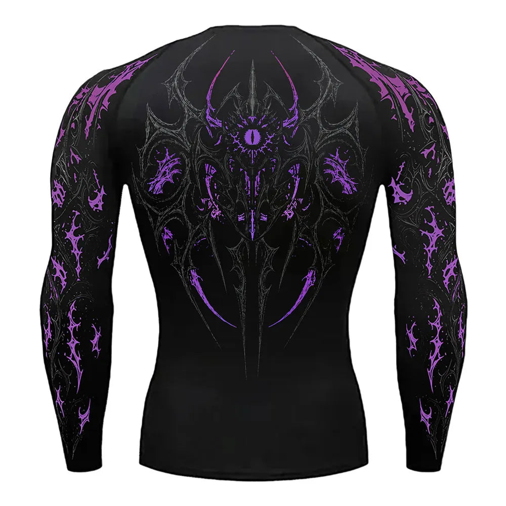 Void Eye Compression long sleeve [Shadow Violet]