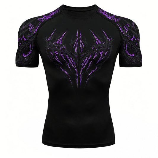Void Eye Compression Shirt[Shadow Violet]