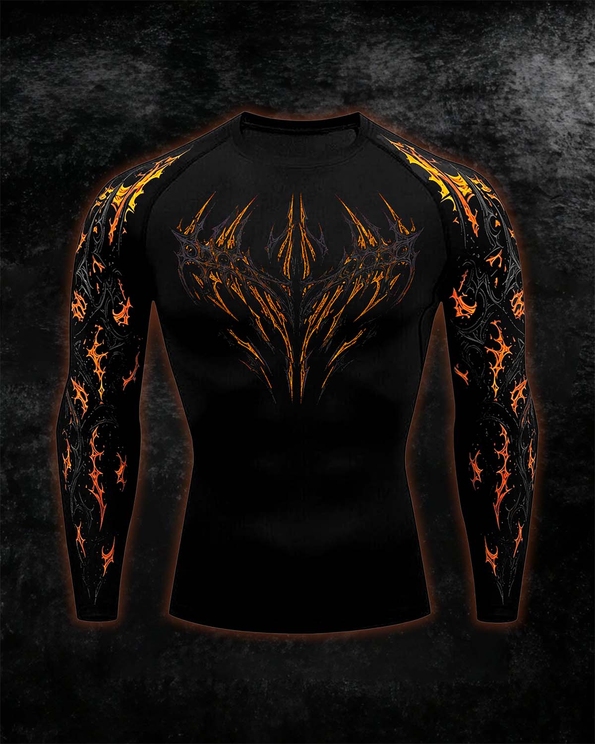 Void Eye Compression long sleeve [Inferno Orange]