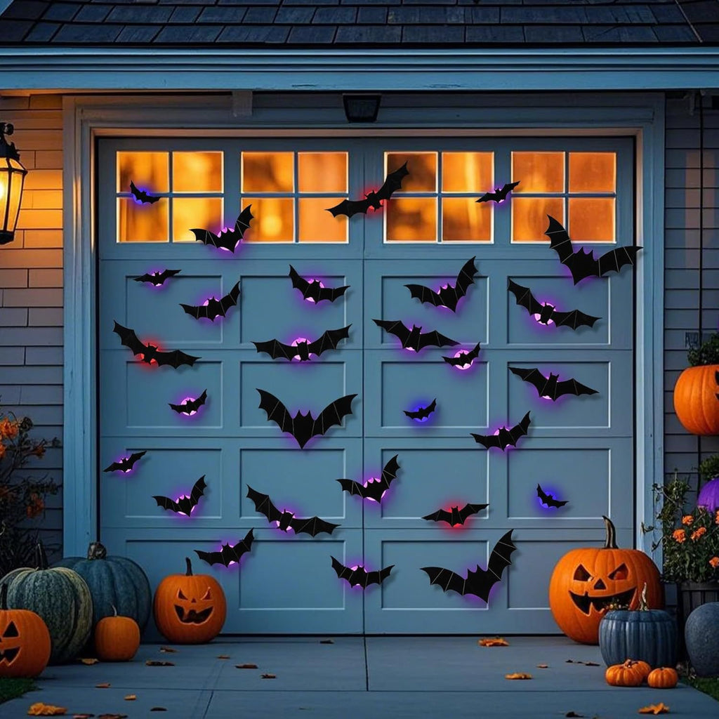 🎁Hot Sale Promotion 49% OFF🔥 3D Bat Light Design LED Decorations (contains three sizes: large, medium and small)