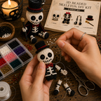💀 3D Beaded Skeleton DIY Kit