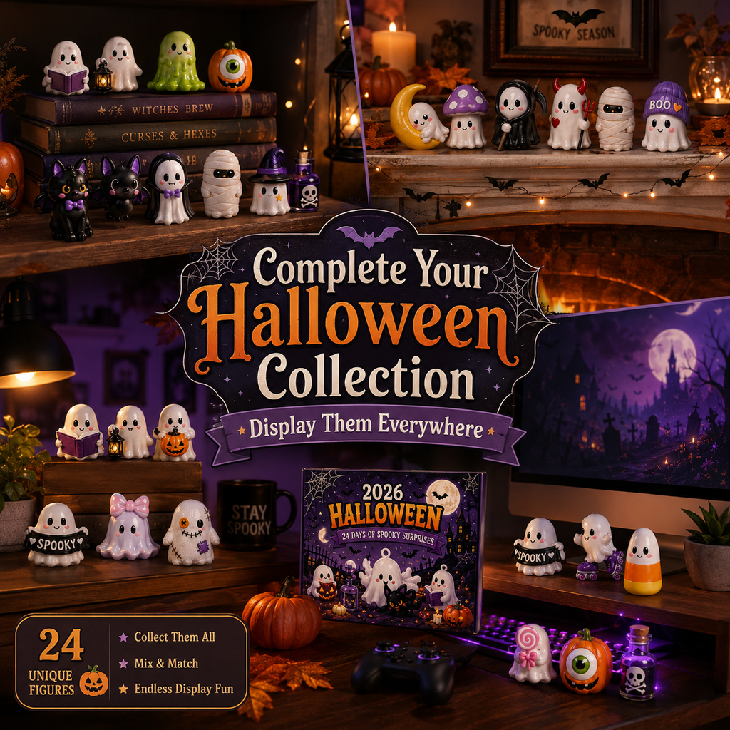 🔥Limited 50% OFF👻Spooky Countdown 🕯️|🎃 24 Days of Halloween Surprises👻One Surprise a Day.🔥 Endless Halloween Fun.🌟