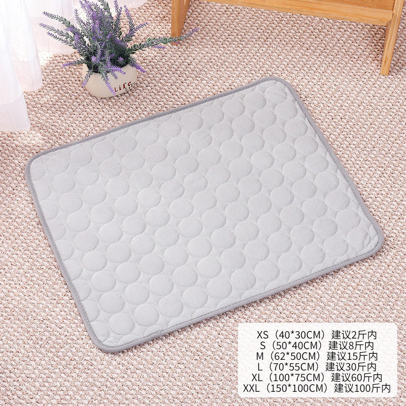 Cross-Border Pet Summer Pet Sofa Mat Floor Mat Dog Ice Mat Spring And Summer Cat Cooling Mat Ice Silk Mat Cooling Sleeping Mat