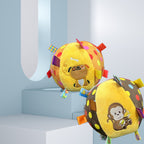 Cross-Border Pet Football Bell, Dog Toy Ball, Self-Stimulating Dog To Relieve Boredom, Teeth Grinding, Plush Leather Ball Pet Toy