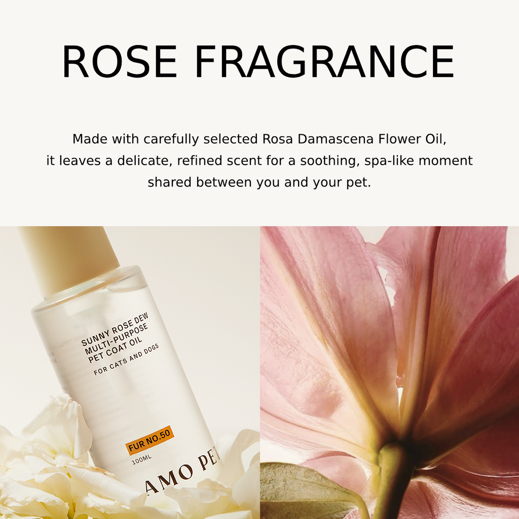Rose Dew Pet Coat Oil
