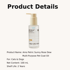 Rose Dew Pet Coat Oil