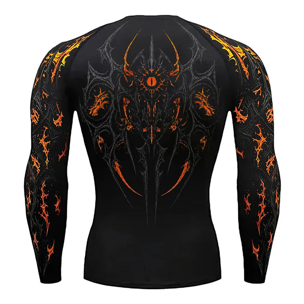 Void Eye Compression long sleeve [Inferno Orange]