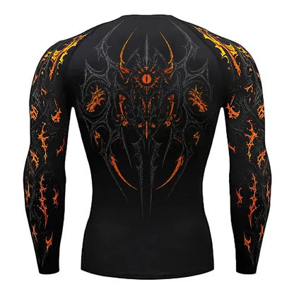 Void Eye Compression long sleeve [Inferno Orange]
