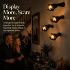 Halloween Decorations, Pack of 3 Wall Mounted Creepy Reaching Hands with Lighted Candles