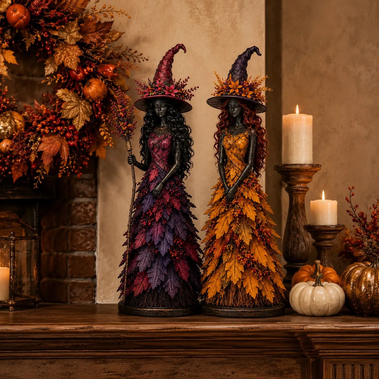 💥LAST DAY 49% OFF - 🧙 Enchanted Autumn Witch Figurine (📦Buy 2 Free Shipping)