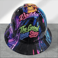 🔥Father‘s Day 50% OFF 👷‍♂️ Blue Collar Daddy Hydro-Dipped Hard Hat | Industrial Rigid Impact-Resistant Safety Helmet with Full-Wrap Gloss Artwork