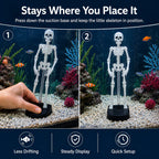 ⭐Up to 50% OFF – 2026 Sale🔥White Underwater Dancing Skeleton Bath Toy With Suction Base