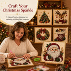 🎄Beginner-Friendly & Calming-💎 DIY Holiday Pearl Painting Kit With Frame