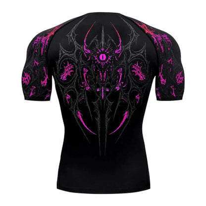 Void Eye Compression Tee [Neon Magenta]