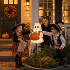 👻 Halloween Ghost Candy Holder Garden Decor – Cute Outdoor Treat Bowl & Yard Ornament