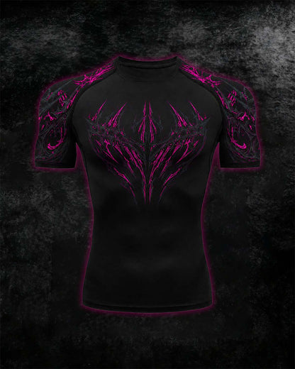 Void Eye Compression Tee [Neon Magenta]