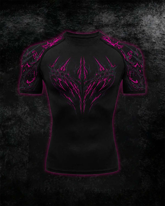 Void Eye Compression Tee [Neon Magenta]