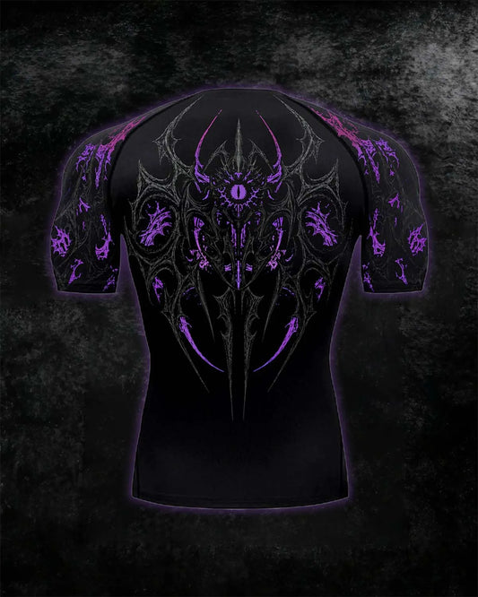 Void Eye Compression Tee[Shadow Violet]
