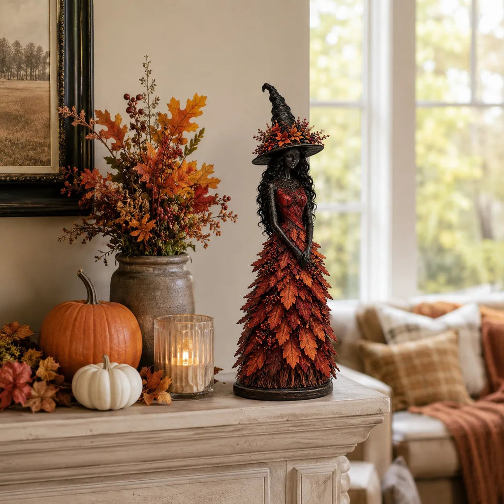 💥LAST DAY 49% OFF - 🧙 Enchanted Autumn Witch Figurine (📦Buy 2 Free Shipping)