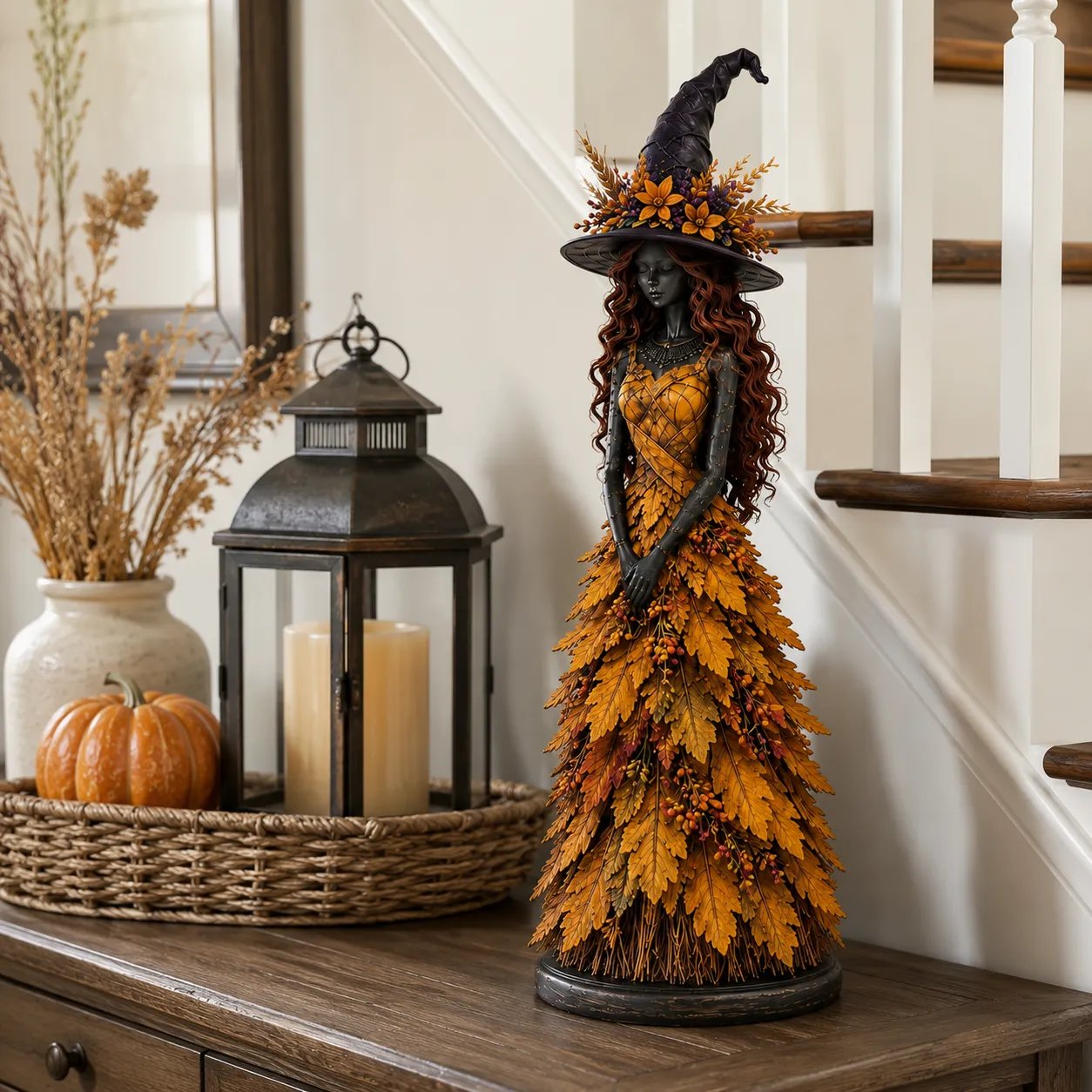 💥LAST DAY 49% OFF - 🧙 Enchanted Autumn Witch Figurine (📦Buy 2 Free Shipping)