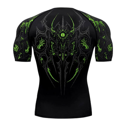 Void Eye Compression Tee [Acid Green]