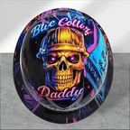 🔥Father‘s Day 50% OFF 👷‍♂️ Blue Collar Daddy Hydro-Dipped Hard Hat | Industrial Rigid Impact-Resistant Safety Helmet with Full-Wrap Gloss Artwork
