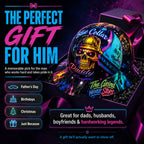 🔥Father‘s Day 50% OFF 👷‍♂️ Blue Collar Daddy Hydro-Dipped Hard Hat | Industrial Rigid Impact-Resistant Safety Helmet with Full-Wrap Gloss Artwork