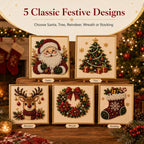 🧘Relaxing & Beginner-Friendly-💎DIY Christmas Pearl Diamond Painting Art Kit With Frame