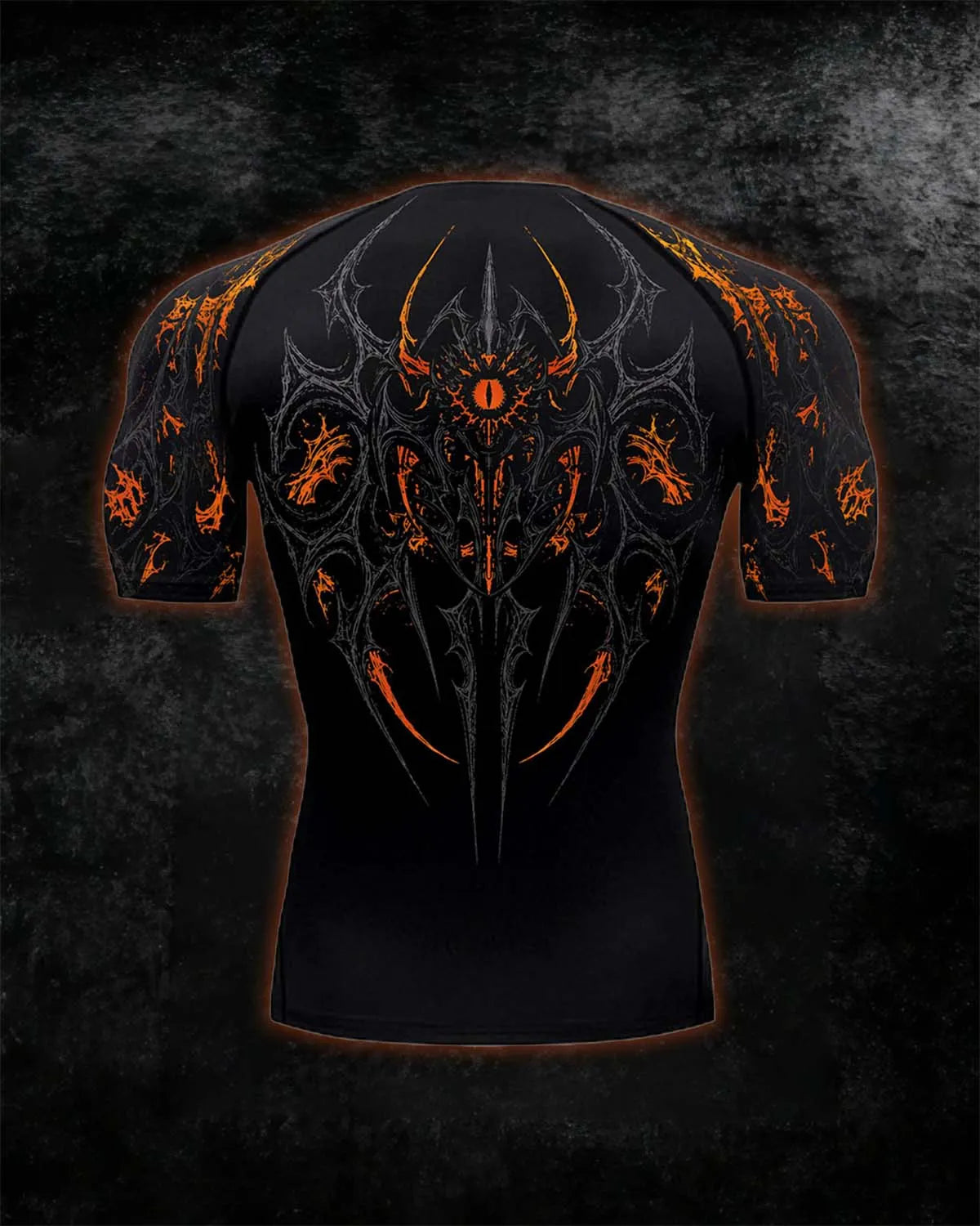 Void Eye Compression Tee [Inferno Orange]