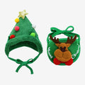 Christmas Dog Bib & Hat Set