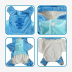 Blue Alien Dog Costume